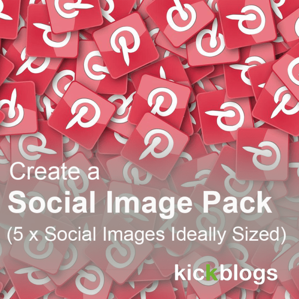 Social Media Image Pack of 5 Images Ideally Sized For Each Platform