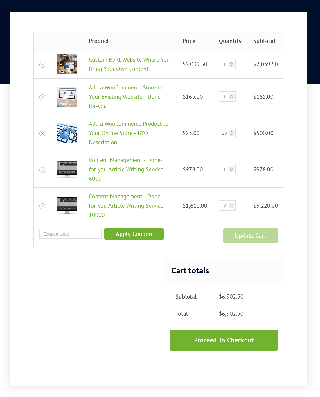 how much - add up the savings