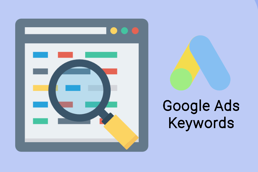 Target specific keywords with a Google ads account