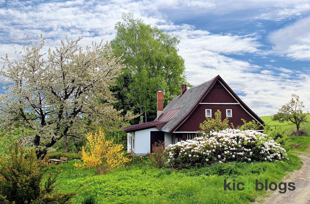 Aged domain in home and garden