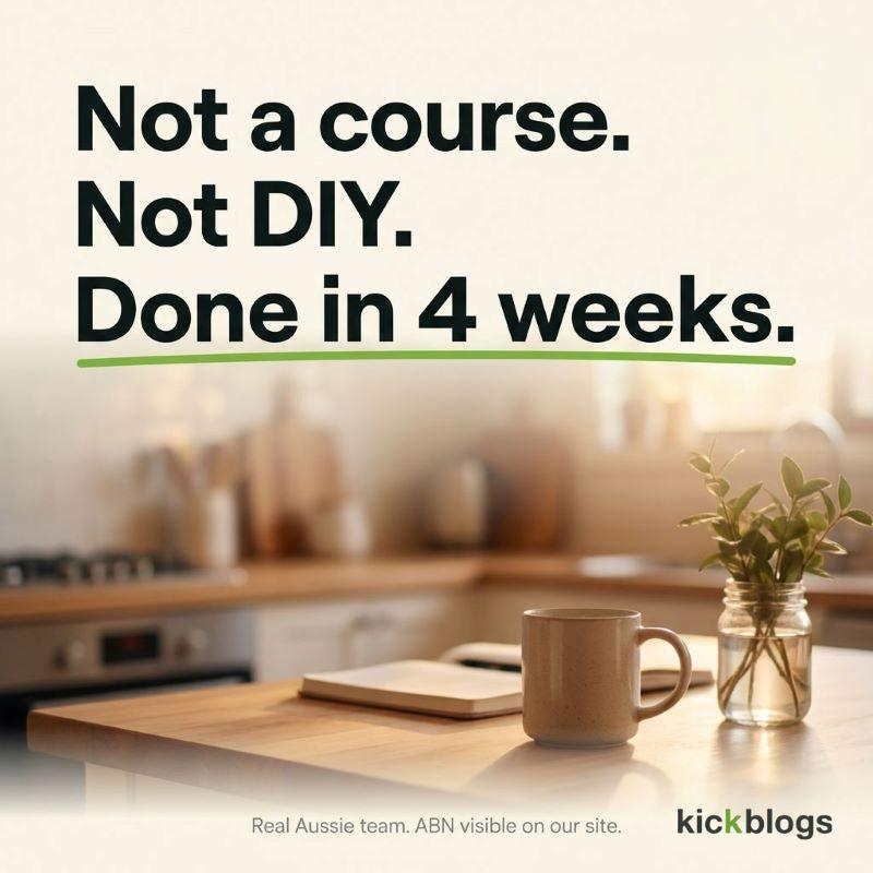 Not a cource, not DIY, Done in 4 weeks